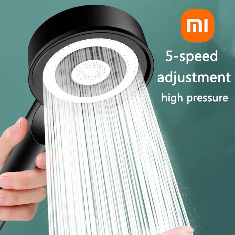 Xiaomi Shower Head High Pressure 5 Modes Water Saving Nozzle Powerful Pressurized Spa Handheld Showers Bathroom Accessorie 2024 