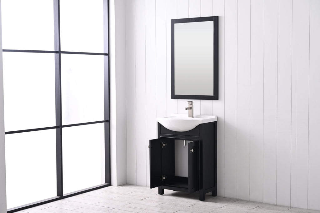 Marian 24" Single Sink Vanity with Porcelain Top