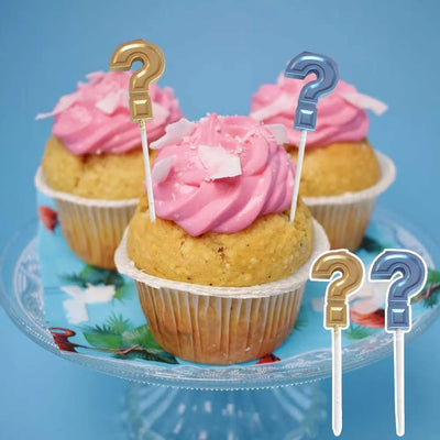 Question Mark Birthday Candles Party Decor Party Supplies Wedding Deco Smokeless Cake Topper Christmas Decoration Party Supplies 