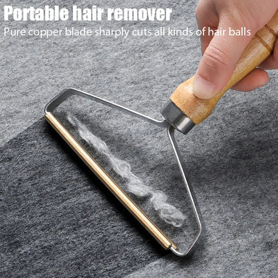 Pet Hair Remover Portable Manual Scraper Lint Cleaner Sticky Brush Cat Hair Removal Brush Hair Removal Tool Cat Accessories 