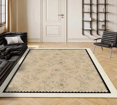 Living room carpet, rectangular sofa, bedroom coffee table carpet  bedroom decoration 