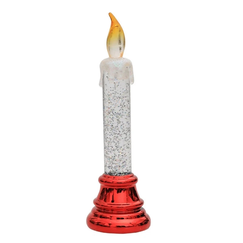 2024 New Christmas Window Candle with Holder Battery Operated Included LED Candle Light Christmas Candle Lights Candle Lamp