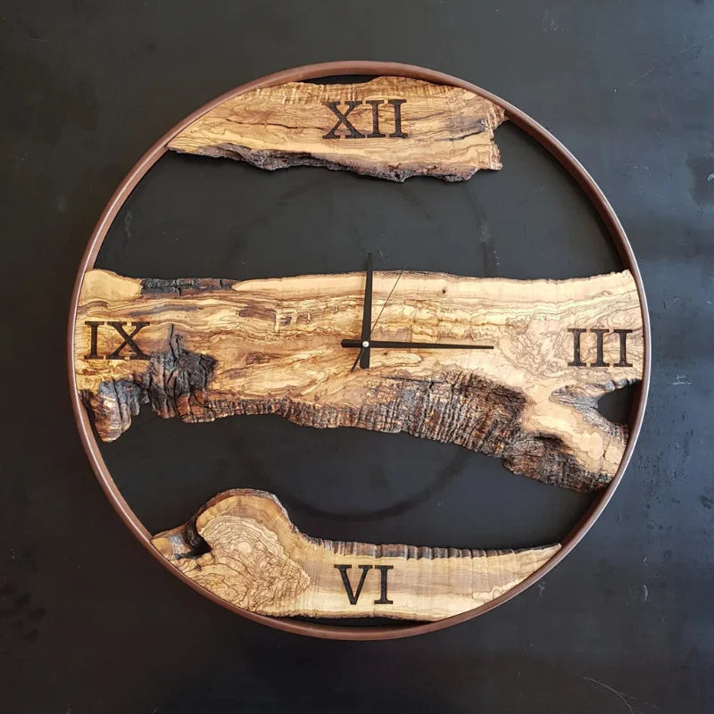 Four Seasons Life Tree Silent Clock Mechanism Clock Mechanism with Needles Home and Novel Decoration Wall Art Mural Decoration 