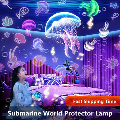 Galaxy Rotating Projector LED Night Light - Starry Mermaids Projector Lamp for Bedroom & Home Decor 