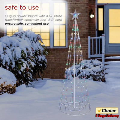 New 1.5/2.0M Height Smart Led Tree Light Pixel Mega Christmas Tree RGB Led String Lights Tree with Base  for Wedding Christmas 