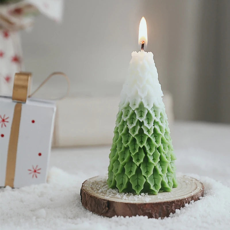 Christmas Tree Aromatherapy Candles Xmas Atmosphere Party Home Table Decorations Scented Candle Atmosphere Supplies