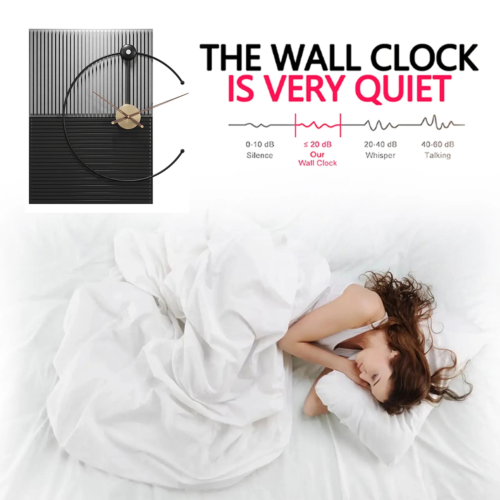 Large Wall Clock for Living Room Decor Handmade Seashells Modern Walnut Pointer Metal Frame Wall Decor Silent Non Ticking Clocks 