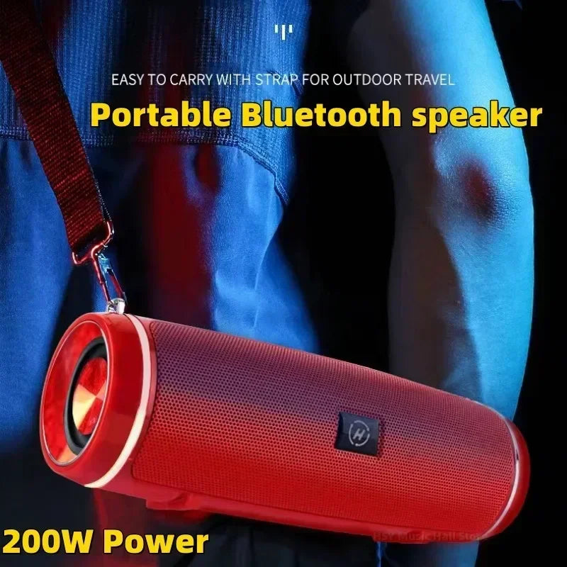 Lenovo 200W Portable Bluetooth Speaker - Clear Stereo Sound, IPX7 Waterproof, Outdoor HIFI Wireless Bluetooth Speaker