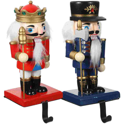 Christmas Stocking Holder Xmas Sock Ornament Decorate Office Holders for Mantle Bracket 