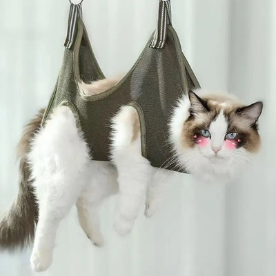 MADDEN Pet Grooming Hammock Helper Cat Dog Beauty Hammock Puppy Grooming Cuting Nails Hammock Tool Restraint Bag Pet Accessories 