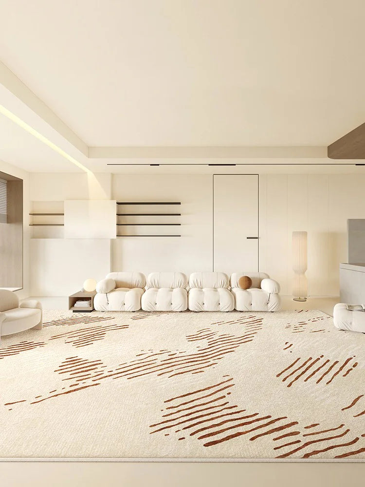Cream Style Living Room Carpets Large Area Luxury Carpet Soft Comfortable Bedroom Bedside Rugs Cloakroom Decorative Carpet Ковер 