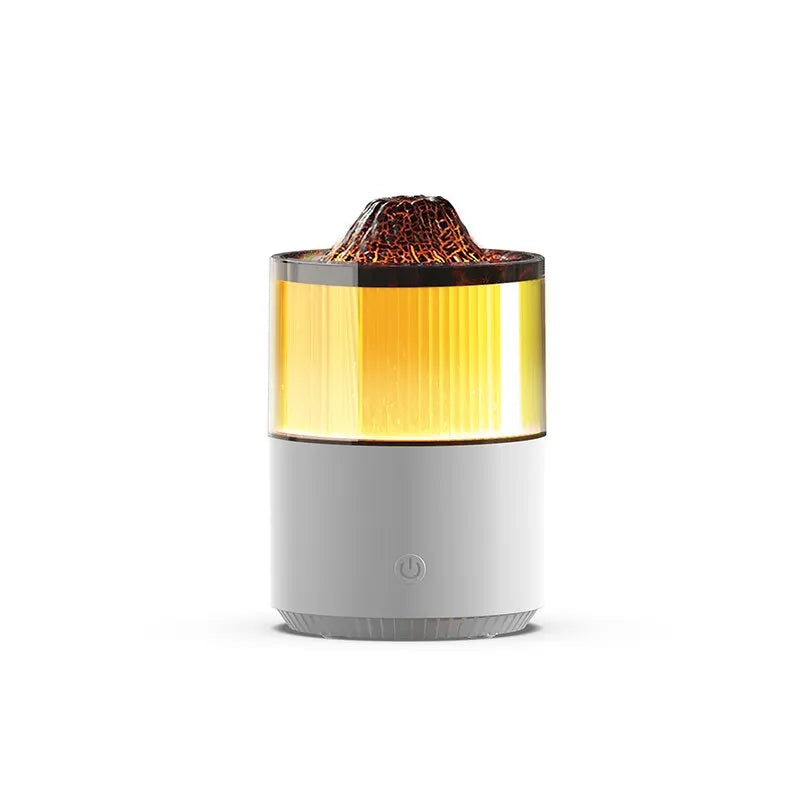 Cool Flame Lamp Humidifier - Colorful Mini Silent Desktop Ambient Lamp & Aromatherapy Machine