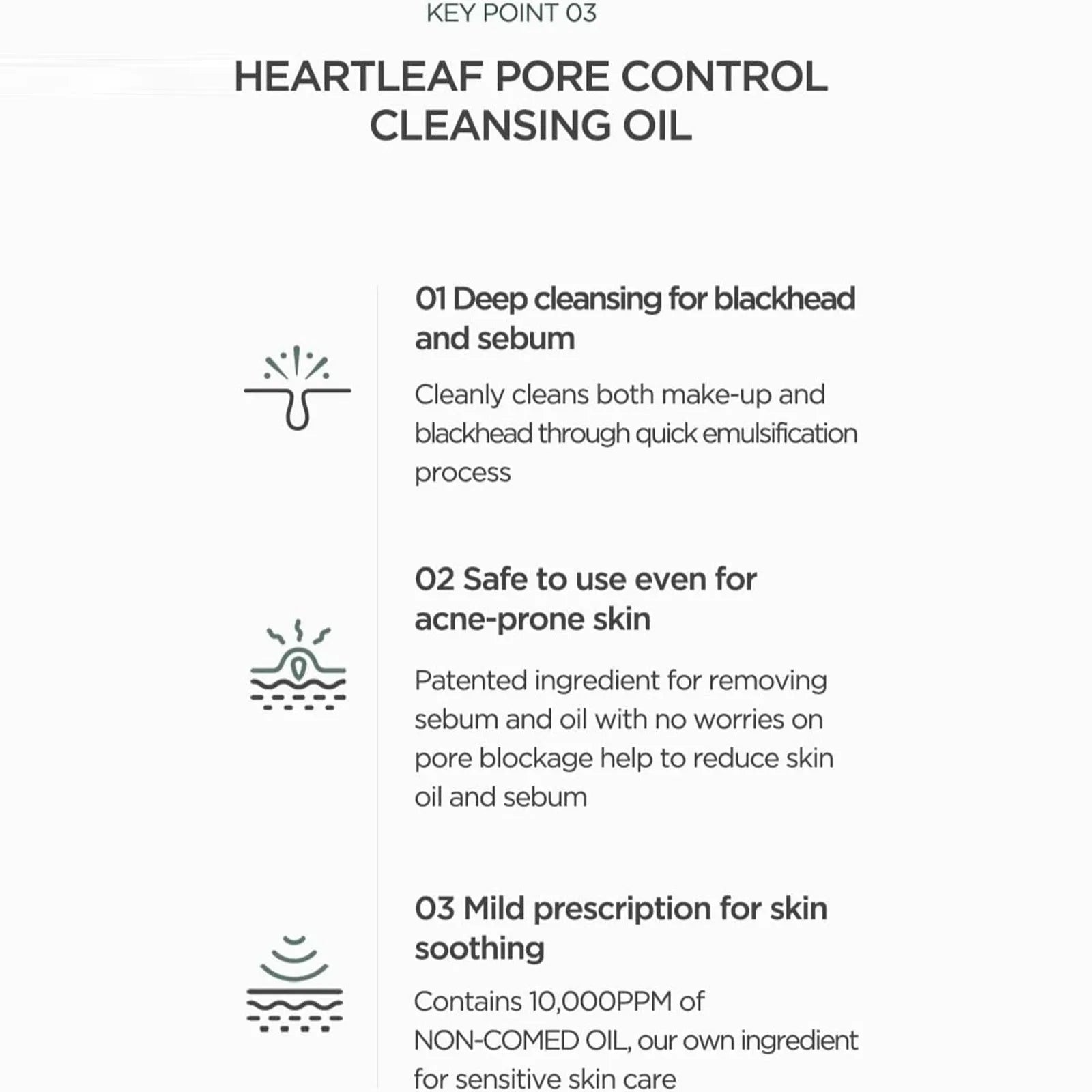 6.76 Fl Oz 200ml Pore Control Cleansing Oil  Facial Cleanser Pore Control Deep Cleansing Daily Makeup Remover Korean Skin Care 