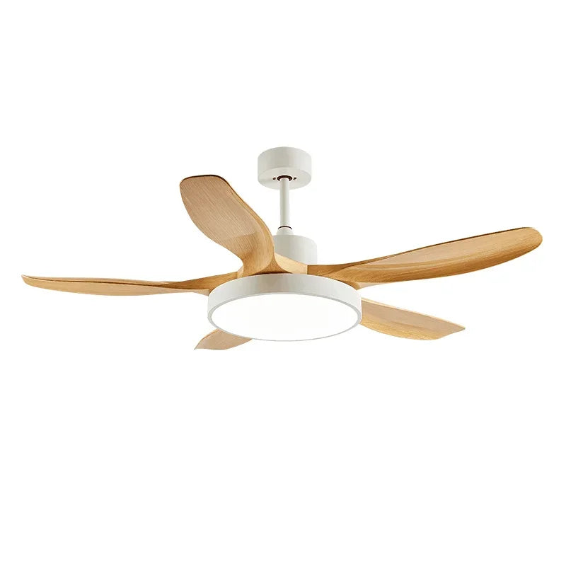 Large Ceiling Fans with LED Light - 48,52,60 Inch DC Motor, Remote Control, Living Room & Bedroom Ceiling Fan, 220V,110V 