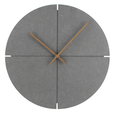 Black Mute Wall Clock – Nordic Minimalist Wooden Design, Elegant, for Living Room, Kitchen, Home Decoration 