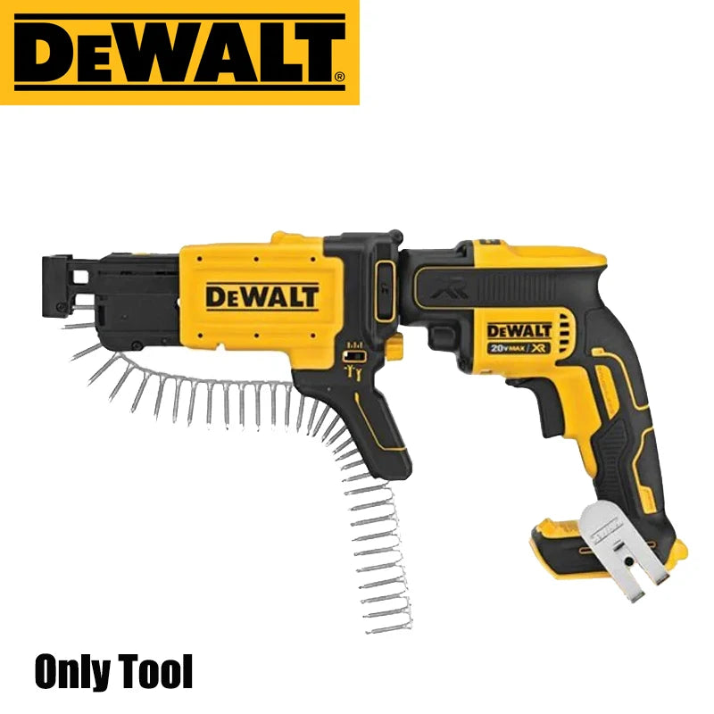 DEWALT DCF620 XR 20V Drywall Screw Gun – Genuine Edition, Original, Brushless, Includes Attachments, 360-Degree Rotation