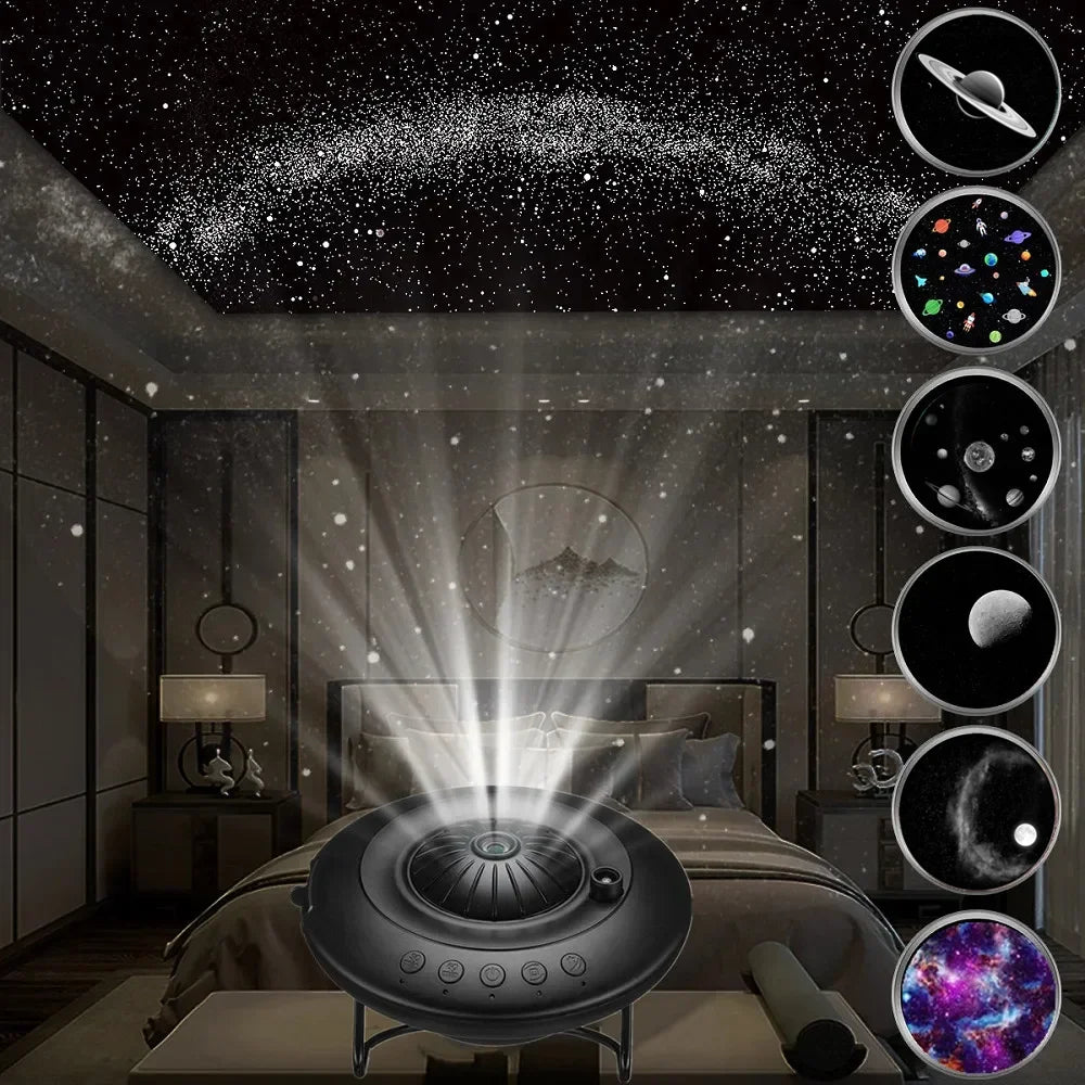 New UFO LED Star Projector Night Light - 8-in-1 Planetarium Galaxy Projector Lamp for Kids, Room Decor 