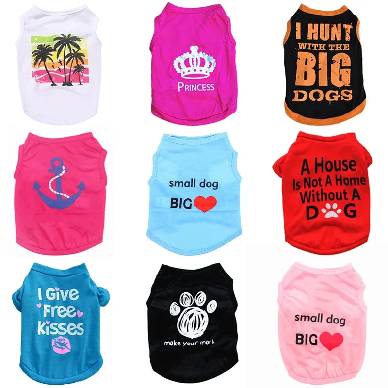 Pet Dog Clothes Summer Puppy Pet Clothing For Dog Vest Shirt Winter Warm Dogs Pets Clothing Chihuahua Yorkshire Clothes For Dogs 
