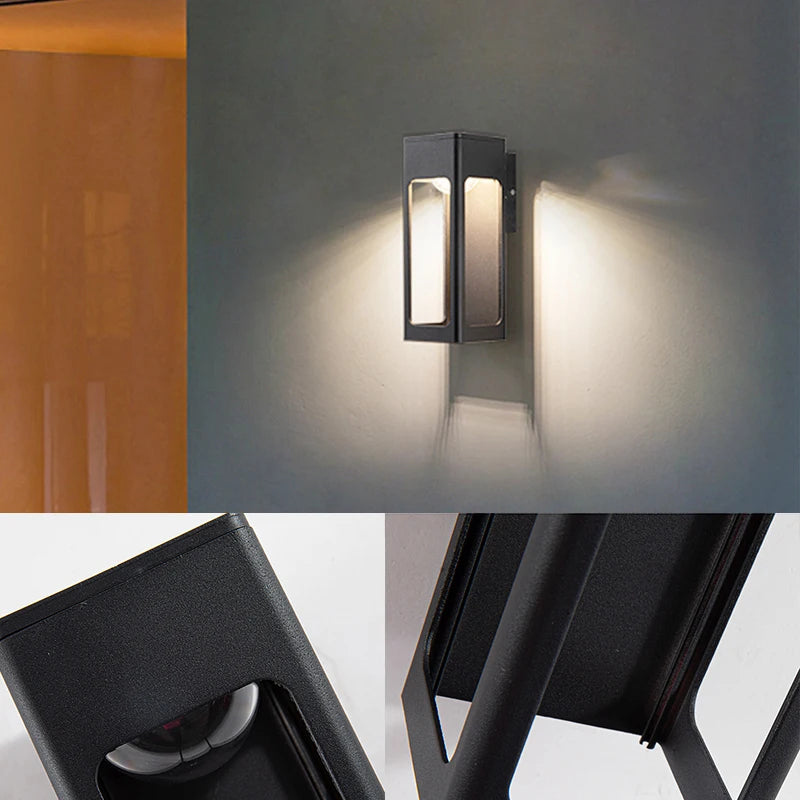 Outdoor Wall Lamp – IP54 Waterproof Retro Design for Balcony, Terrace, Entrance, Courtyard, Garden, and Farmhouse Lighting 