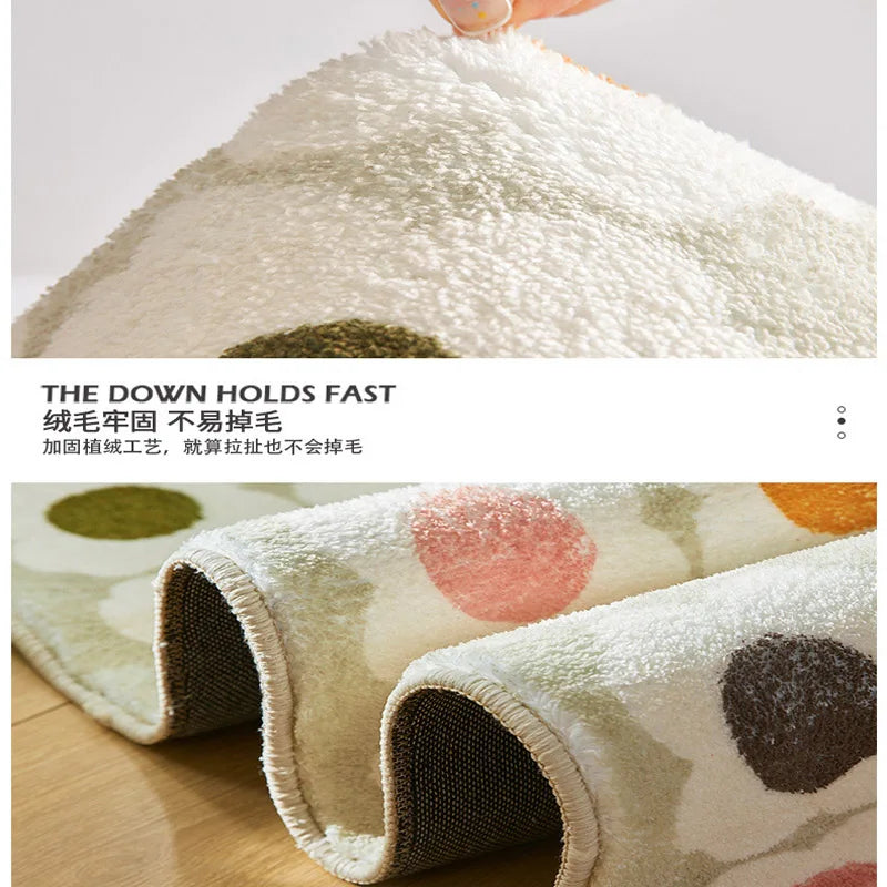 Nordic Ins Style Light Luxury Carpets Home Living Room Decoration Rugs Indoor Cloakroom Carpet Lounge Sofa Thickened Plush Rug 