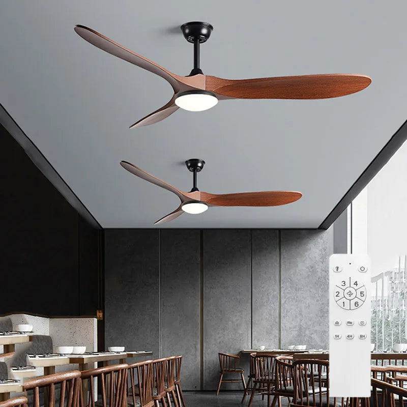 Low Floor Modern Ceiling Fan - 42-Inch DC Motor, Reversible Blades, Remote Control, No Light Fixture