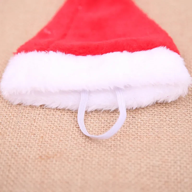 Christmas Pet Cat Dog Santa Hat Pet Costume Ornaments   Christmas Party Pet Supplies Cosplay Hat  Christmas Decoration