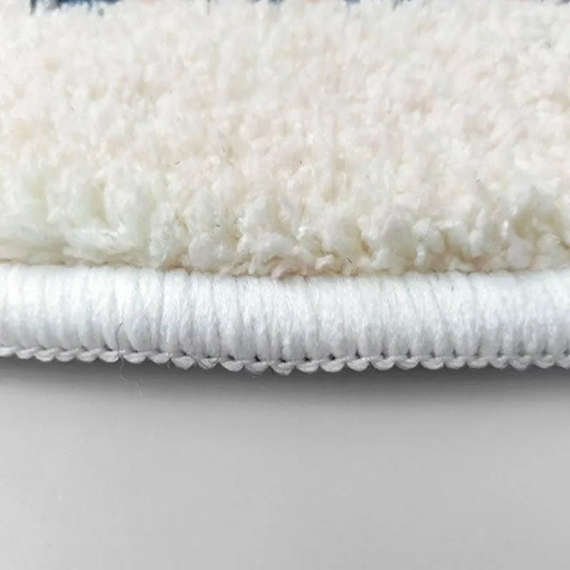 Children Carpet In The Living Room Soft Furry Round Carpet Kids Room Baby Rugs Cartoon Children's Floor Mat Carpet Home Decor 