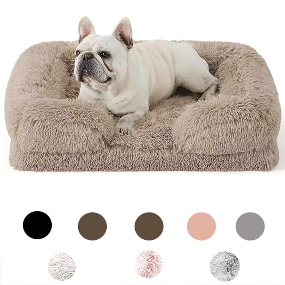 Dog Bed for Winter Puppy Bed Warm Sofa Pets Products Small Cats Mat Pet Supplies Large Baskets Beds Dogs Medium Kennel Big Home 