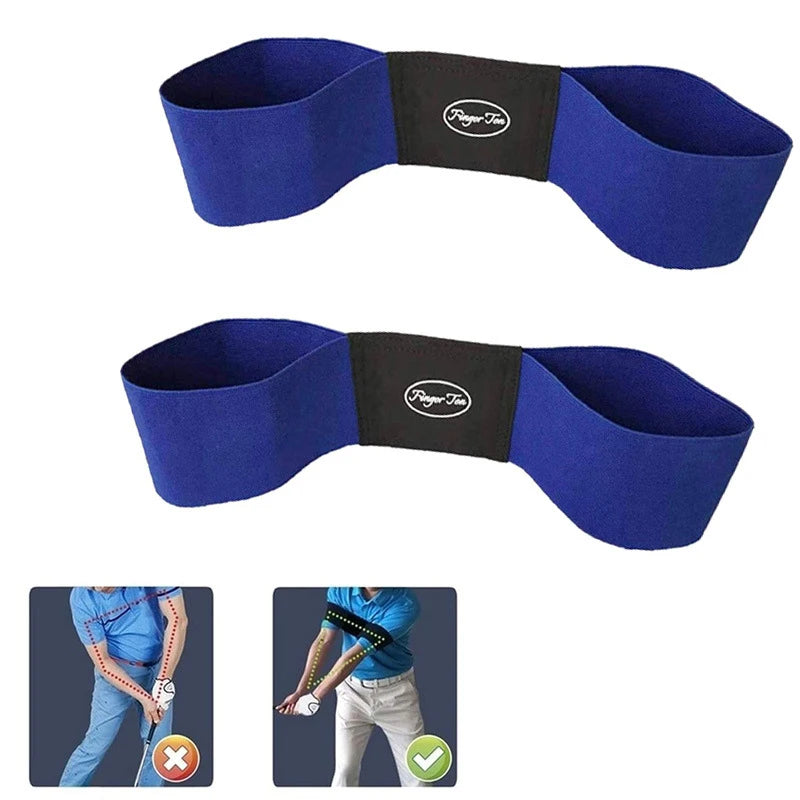 Hot Sale Professional Elastic Golf Swing Trainer - Arm Band Belt Gesture Alignment Training Aid