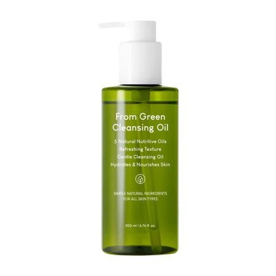 Green Cleansing Oil , 6.76 Fl.oz / 200ml, Gentle Cleansing Oil For Face, Cruelty-free & Vegan 