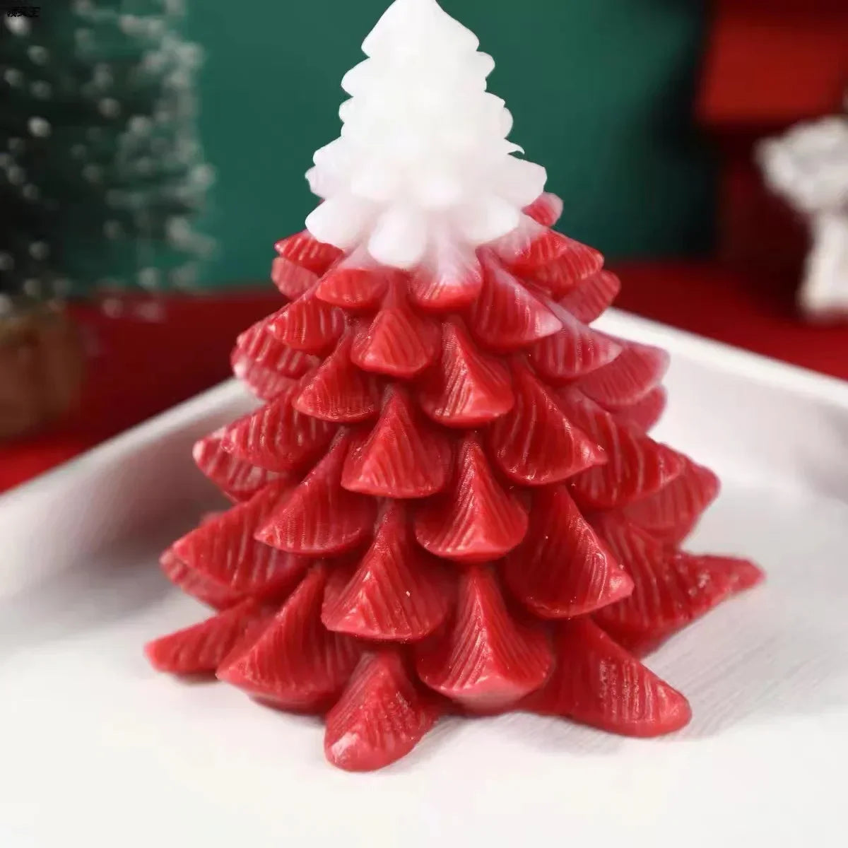 Creative Christmas Tree Atmosphere Decoration with Hand Gift DIY Handmade Christmas Aromatherapy Candles 2024