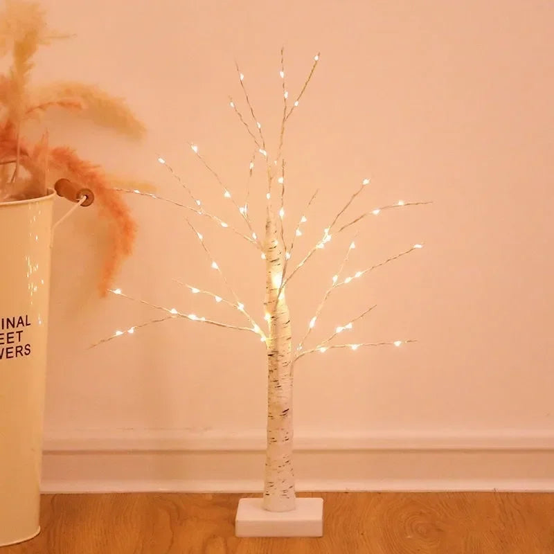 Christmas LED Birch Tree Light with Timer Function for Indoor Outdoor Decoration