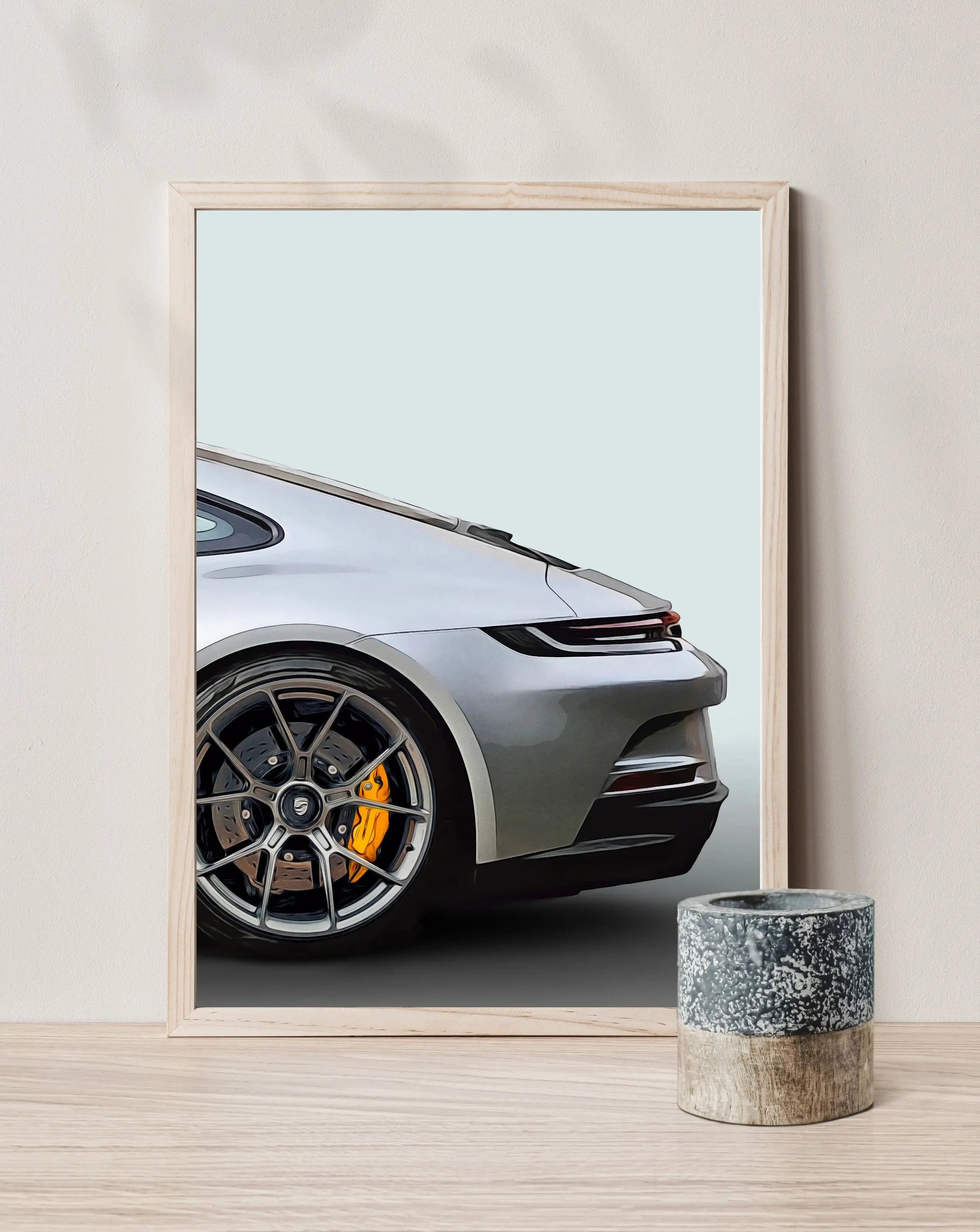 911 GT3 SuperCar Set of 3 Posters – Canvas Paintings, Sport Prints, Wall Art for Living Room, Frameless 