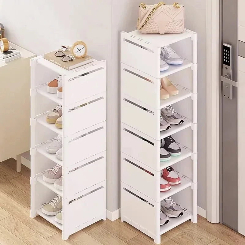 Multiple Layers Shoe Shoe Rack Organizer Space Saving Rack For Wall Corner Stackable Shelf Adjustable Saving Cabinet Shoes Shelf