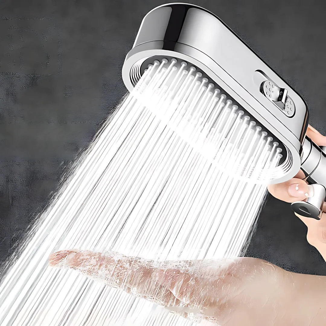 High Pressure Shower Head 3-mode Adjustable Shower Filtered Water-saving Hand Shower Shower Mixer Bathroom Accessories