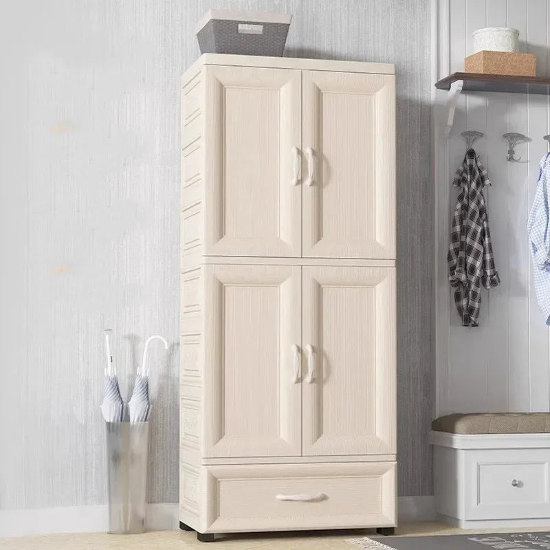 Plastic Wardrobe Closet - Baby Cupboard, Bedroom Storage Cabinet, Closet Organizer, Placard Chest, Guarda Roupa Home Furniture