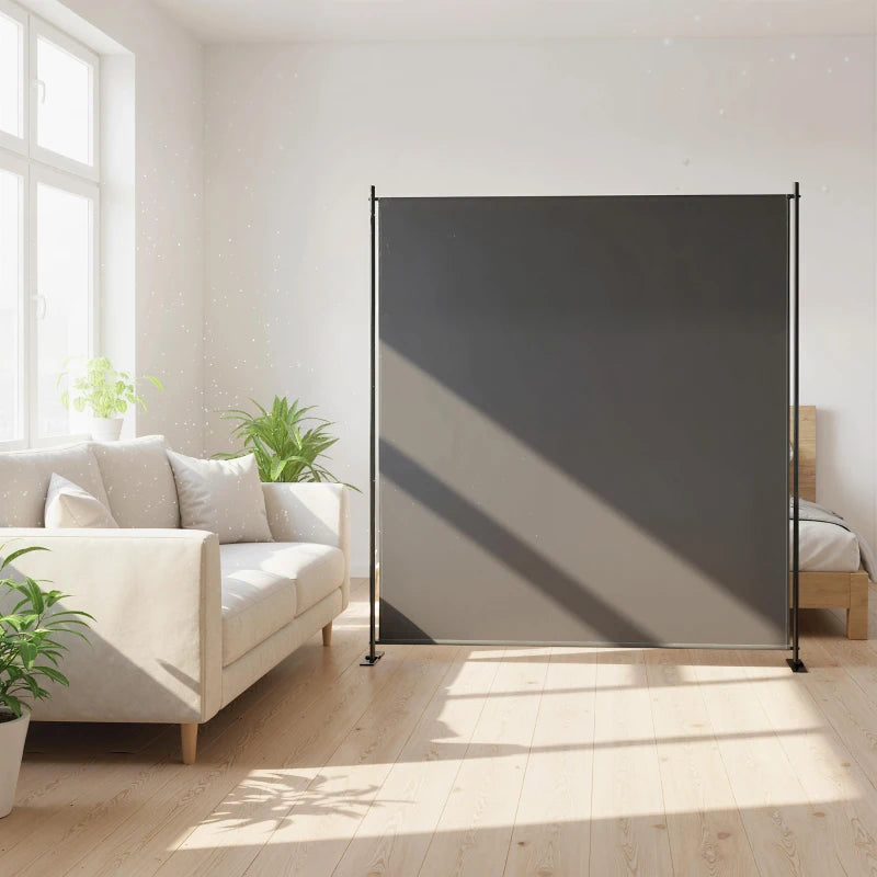 Outdoor Freestanding Outdoor Privacy Screen, Privacy Panel, 70.9" x 70.9", Dark Grey