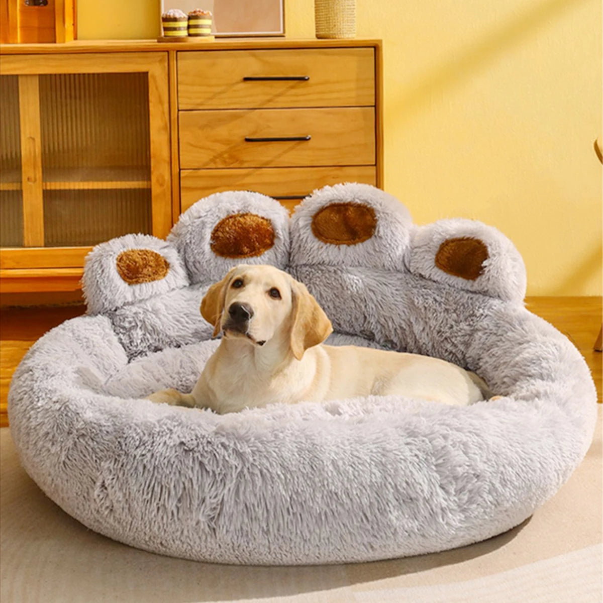 Pet Dog Sofa Beds for Small Dogs Warm Accessories Large Dog Bed Mat Pets Kennel Washable Plush Medium Basket Puppy Cats Supplies 