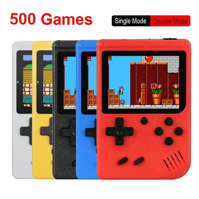 Portable Retro Mini Video Game Console - 8-Bit Handheld Game Player with 500 Built-in Games, AV Out 