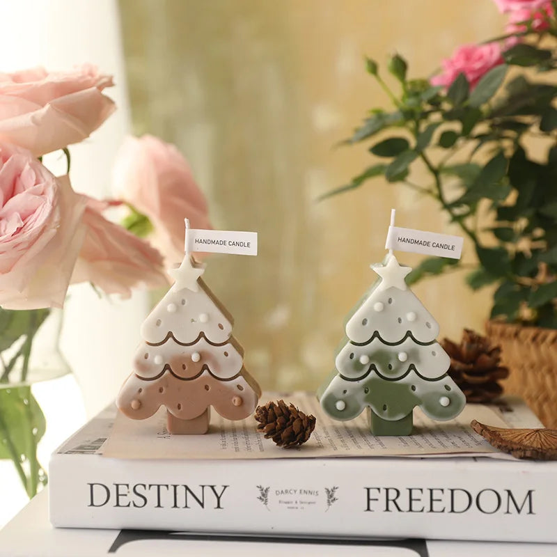 Christmas Aromatherapy Creative Christmas Tree Atmosphere Aromatherapy Candle Ornaments Romantic Christmas Gifts