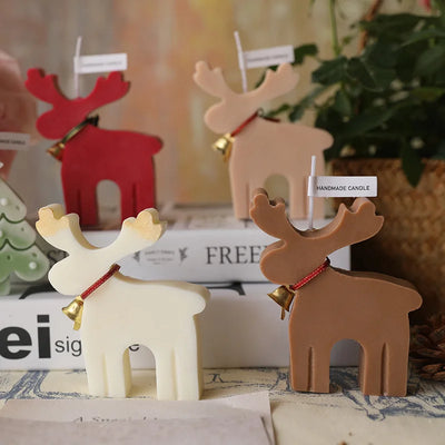 1pcs Small Elk Aromatherapy Candle Soy Wax Aromatherapy Scented Candles Relaxing Christmas Gift for Home Decoration شمعة معطرة 
