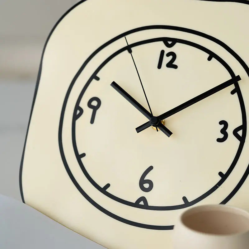 Modern Minimalist  Acrylic Clock Wall Decoration Living Room Bedroom Silent Wall Clock Desktop Ornaments Home Decoration Items 