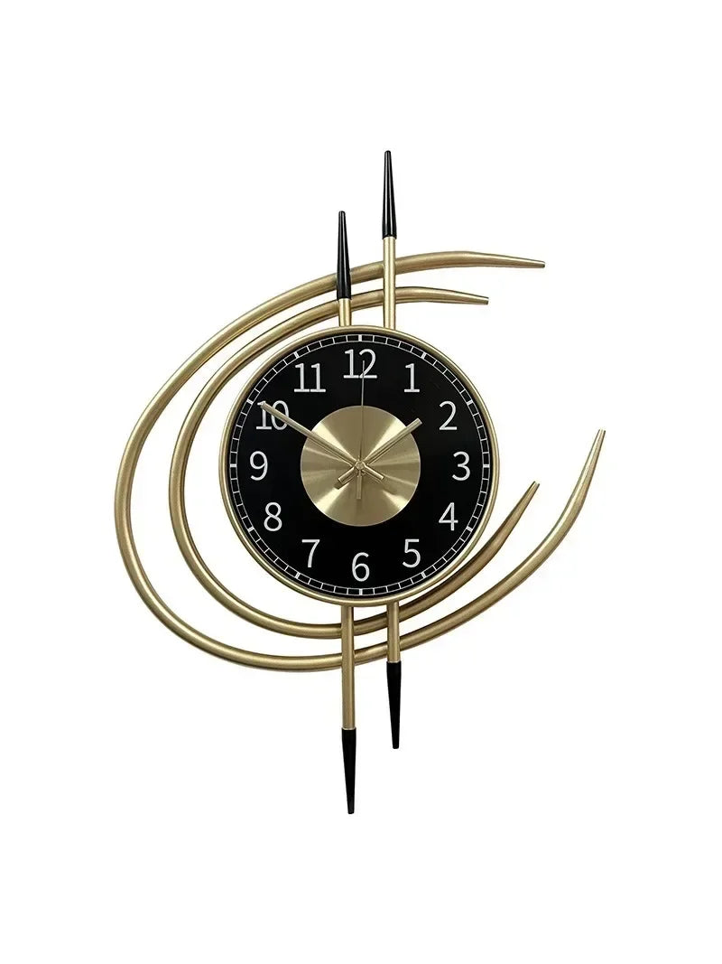 The Eye of The Storm Wall Clock, Iron Art Fashion Clock Silent Bedroom Home Wall Decoration