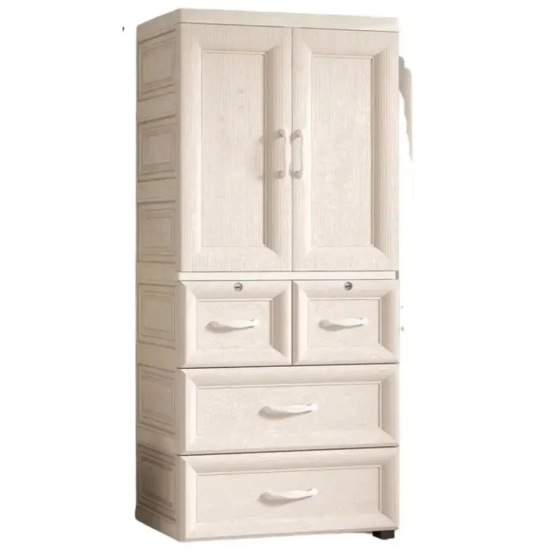 Plastic Wardrobe Closet - Baby Cupboard, Bedroom Storage Cabinet, Closet Organizer, Placard Chest, Guarda Roupa Home Furniture