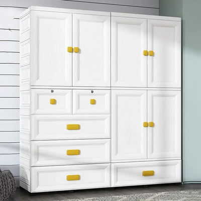 Closet Armable Wardrobe â€“ Storage Cupboard, Organizer Cabinet, Baby Wardrobes, Plastic Placard Armoire, Bedroom FurnitureÂ 