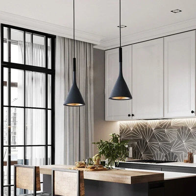 Modern LED Pendant Lights - Black & White E27 Hanging Lamp for Kitchen, Bedroom, Dining Room, and Home Chandelier 