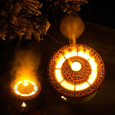 Volcano Flame Aroma Diffuser – Cool Jellyfish Air Humidifier for Essential Oils, Home Fragrance, and Mist Fire Diffuser 