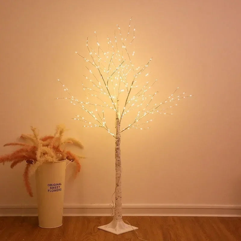 Christmas LED Birch Tree Light with Timer Function for Indoor Outdoor Decoration