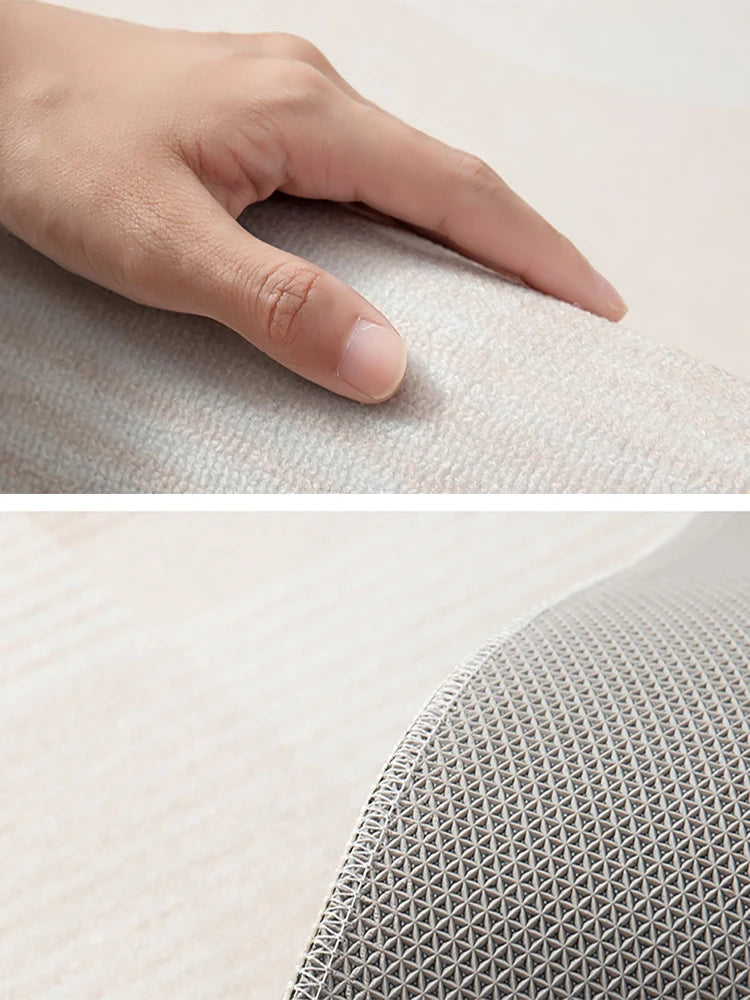 French Romantic Luxury Carpet Irregular Art Large Size Living Room Carpets Easy Clean Washable Party Rugs Easy Care Bedroom Rug 