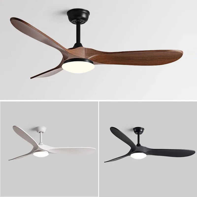 Low Floor Modern Ceiling Fan - 42-Inch DC Motor, Reversible Blades, Remote Control, No Light Fixture